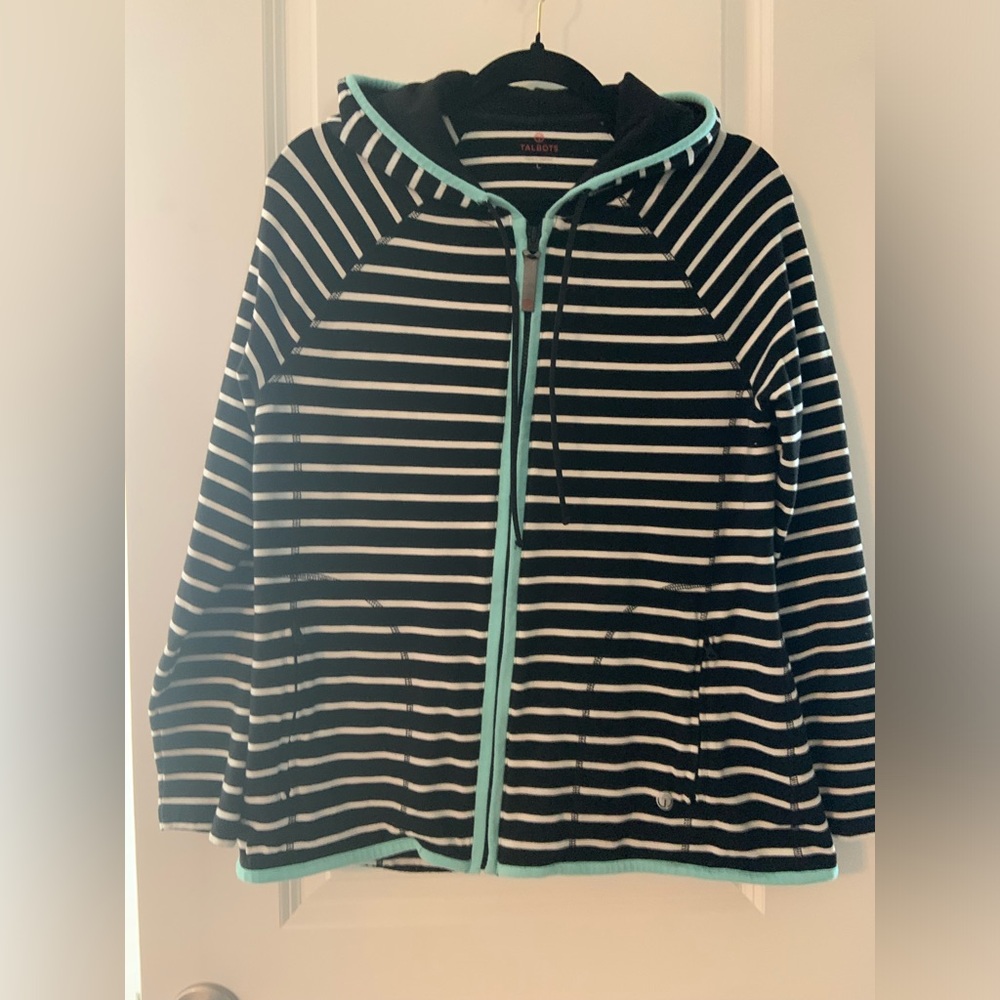 Beautiful and comfortable Talbots zip up hoodie in like new condition.